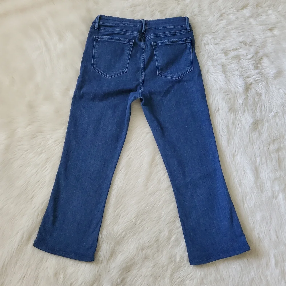 Frame Le Crop Mini Boot Jeans In Kinley Wash Size 29 SHORT - Picture 5 of 12